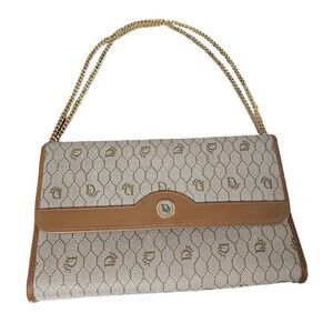 Christian Dior vintage coated canvas crossbody